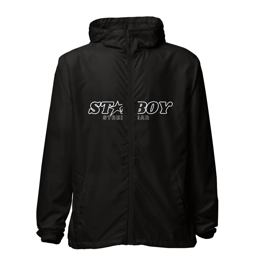 Unisex Lightweight Zip Up Windbreaker