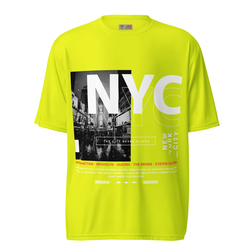 Unisex Performance Crew Neck T-Shirt | A4 N3142