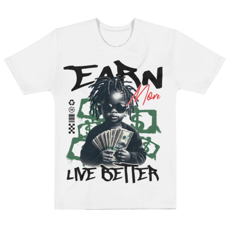 All-Over Print Men's Crew Neck T-Shirt