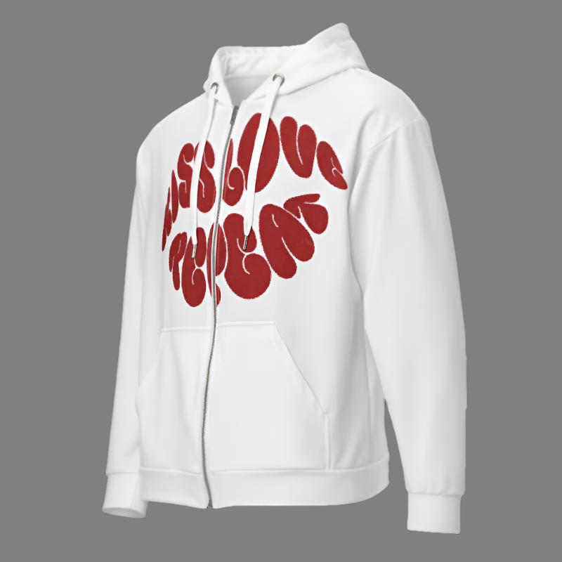 All-Over Print Recycled Unisex Zip Hoodie