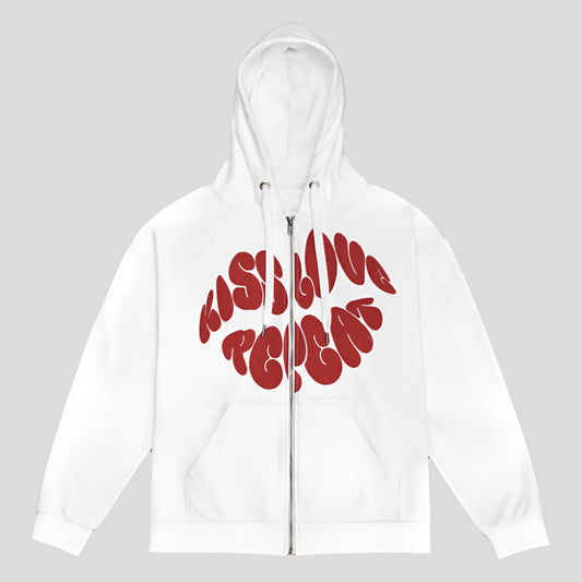 All-Over Print Recycled Unisex Zip Hoodie